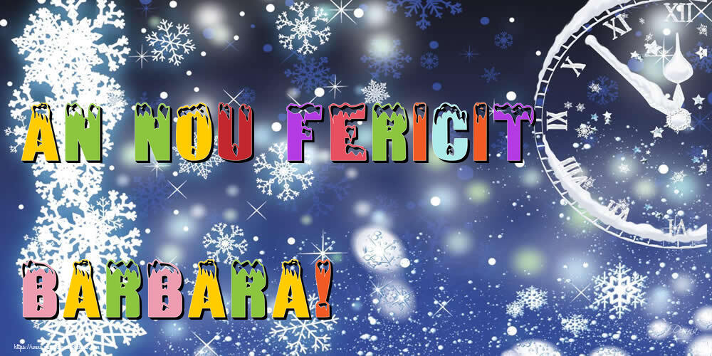 Felicitari de Anul Nou | An nou fericit Barbara!