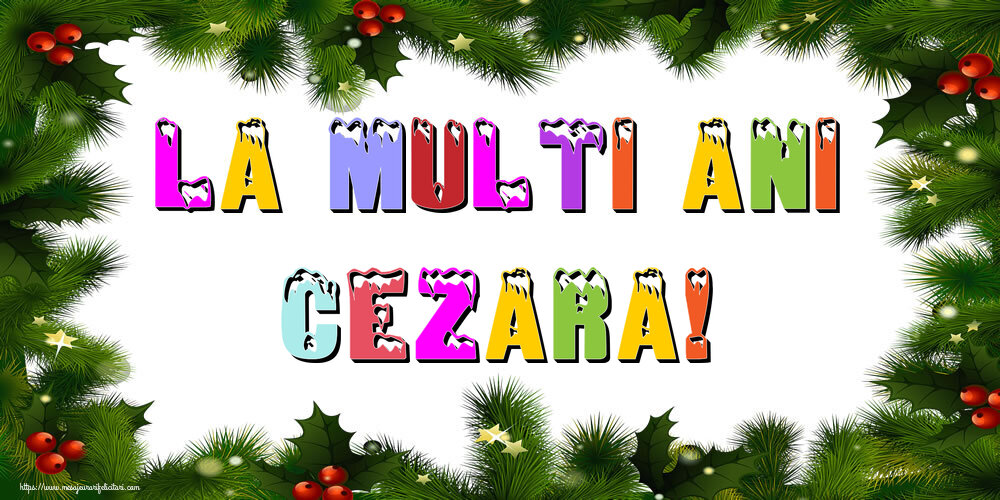 Felicitari de Anul Nou | La multi ani Cezara!