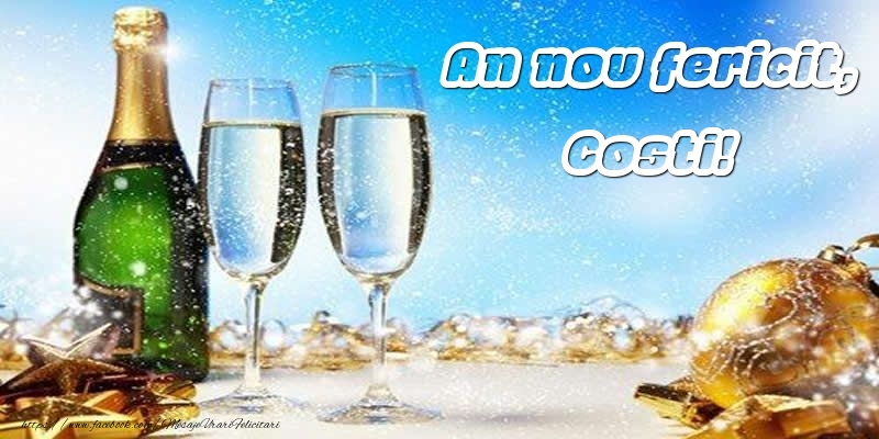 Felicitari de Anul Nou | An nou fericit, Costi!