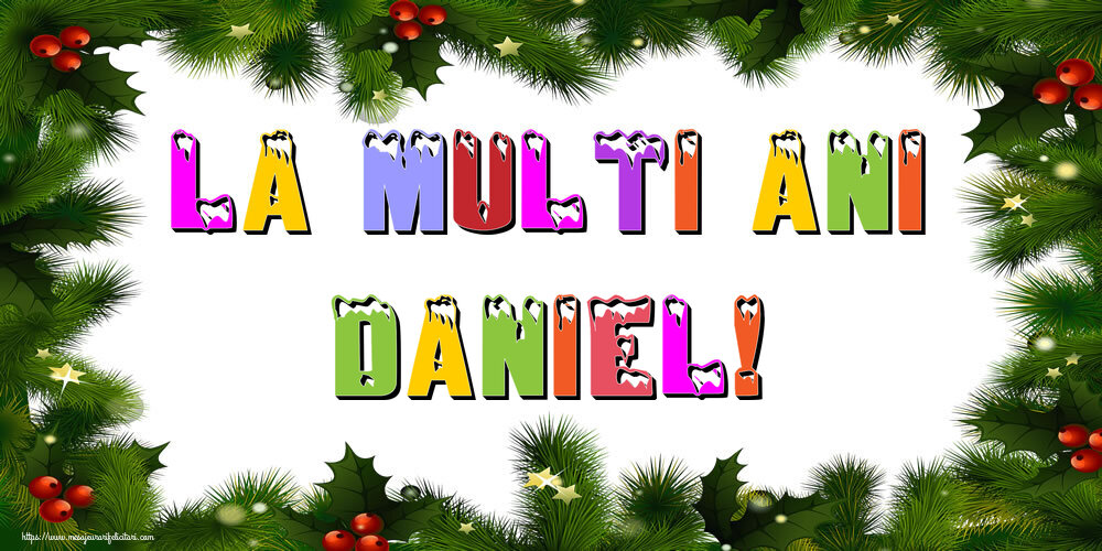 Felicitari de Anul Nou | La multi ani Daniel!
