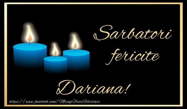 Felicitari de Anul Nou | Sarbatori fericite Dariana!