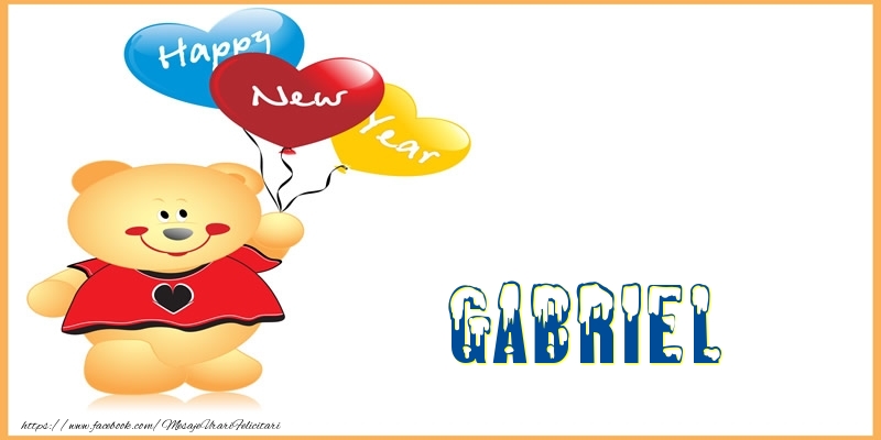 Felicitari de Anul Nou | Happy New Year Gabriel!