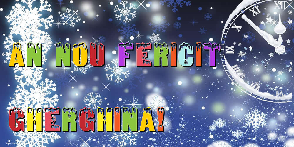  Felicitari de Anul Nou | An nou fericit Gherghina!