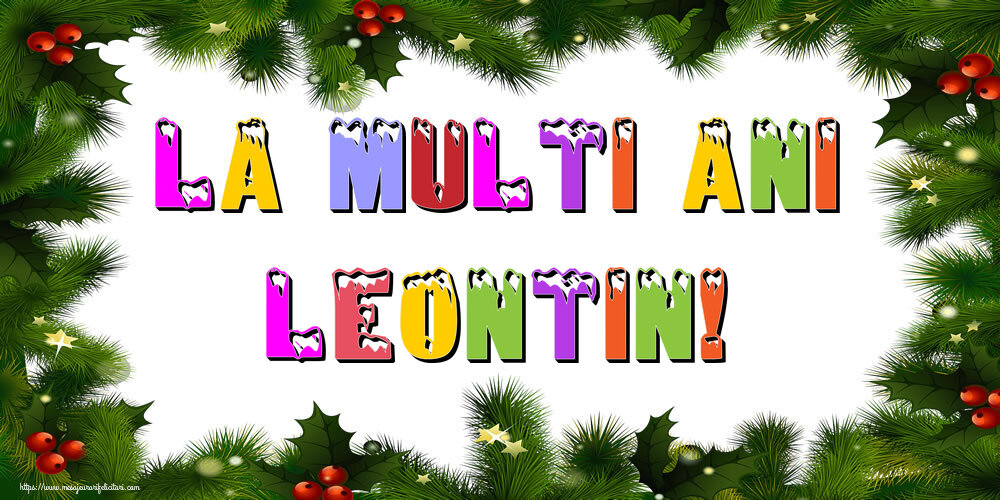 Felicitari de Anul Nou | La multi ani Leontin!