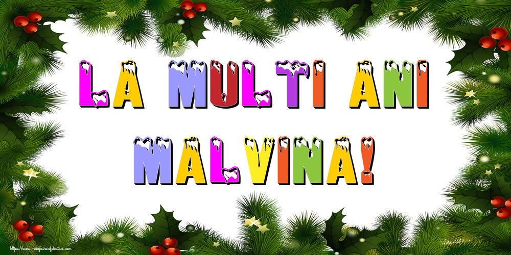 Felicitari de Anul Nou | La multi ani Malvina!