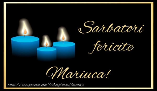 Felicitari de Anul Nou | Sarbatori fericite Mariuca!