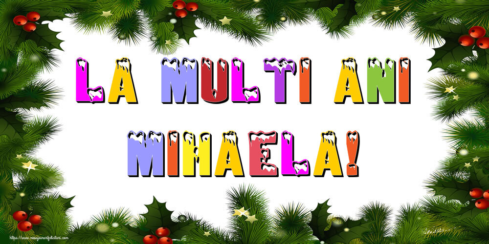 Felicitari de Anul Nou | La multi ani Mihaela!