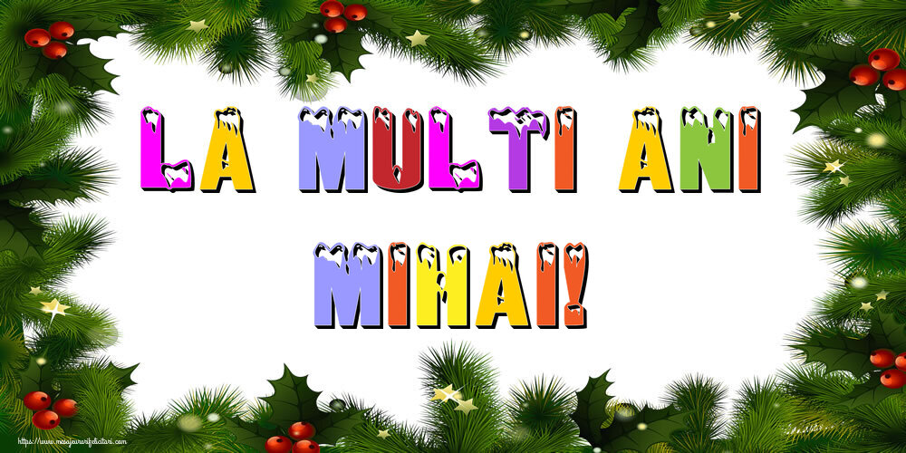Felicitari de Anul Nou | La multi ani Mihai!