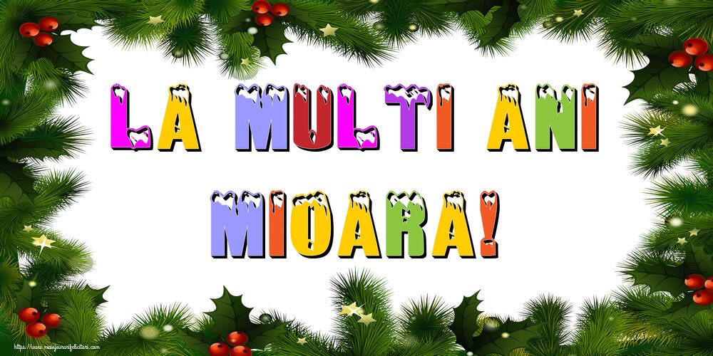 Felicitari de Anul Nou | La multi ani Mioara!
