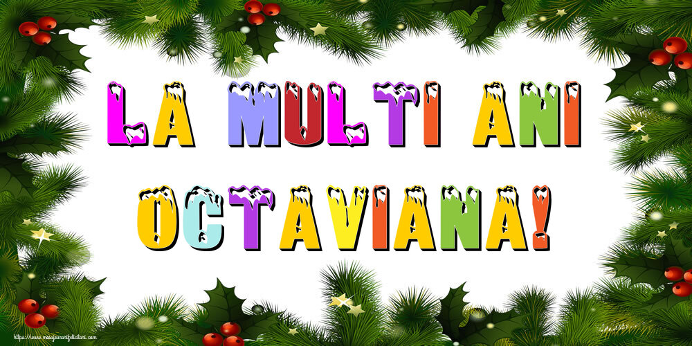 Felicitari de Anul Nou | La multi ani Octaviana!