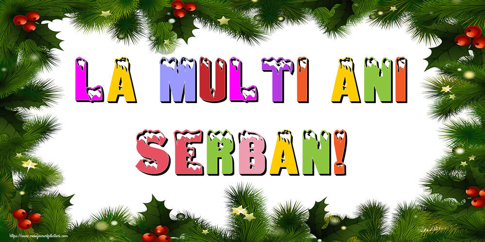 Felicitari de Anul Nou | La multi ani Serban!