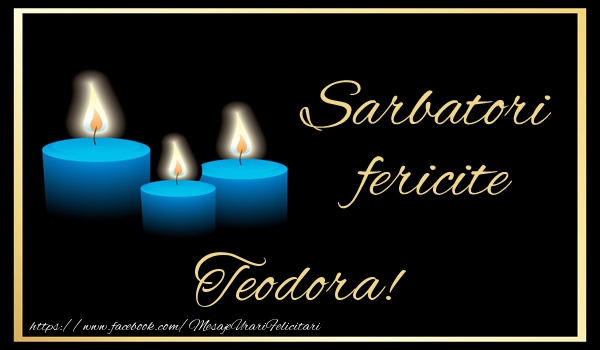 Felicitari de Anul Nou | Sarbatori fericite Teodora!